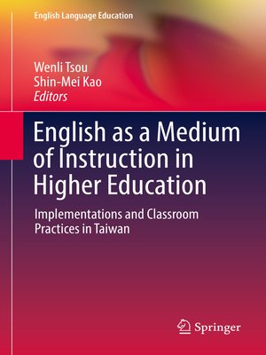 cover image of English as a Medium of Instruction in Higher Education